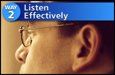 Way #2 Listen Effectively