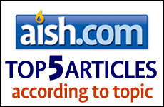 Aish.com 's Top Five Articles According to Topic