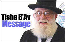 Tisha B'Av Message