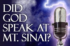 Did God Speak at Sinai?
